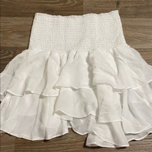 White skirt